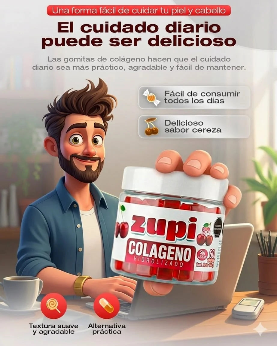 Gomas de Colágeno Hidrolizado Zupi