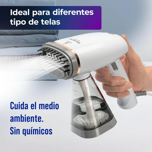 Plancha a Vapor Vertical Portátil 1155w Elimina Arrugas Ropa