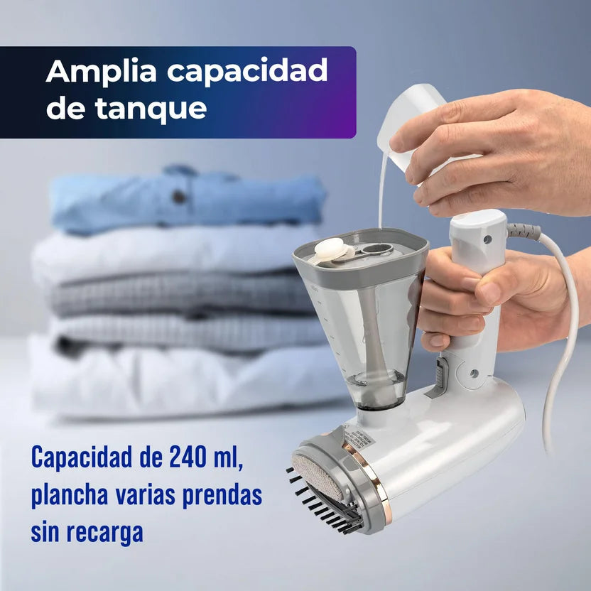 Plancha a Vapor Vertical Portátil 1155w Elimina Arrugas Ropa